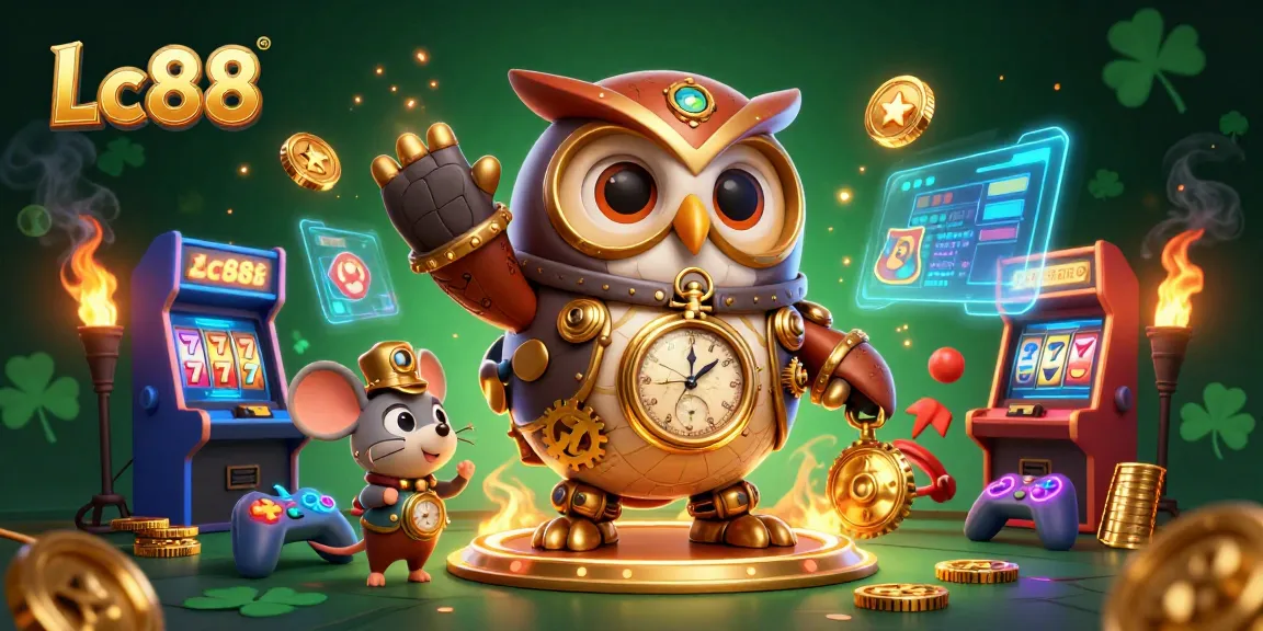Experience the thrilling Lc88 casino adventure with vivid characters and dynamic gaming elements.