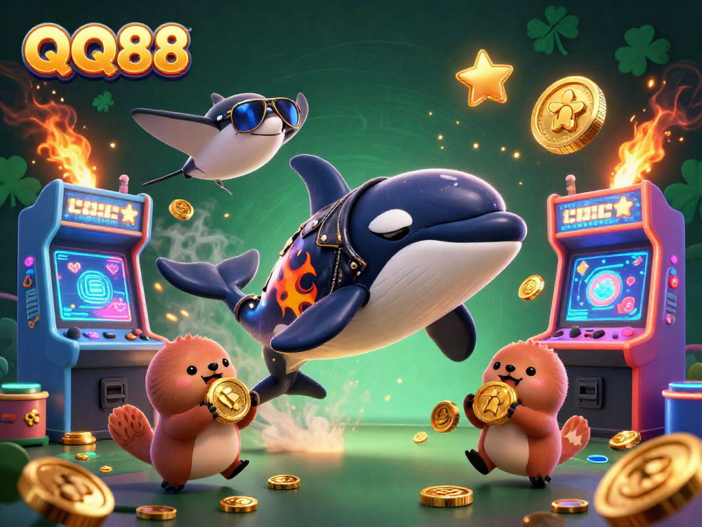 Engage with QQ88's thrilling casino experience featuring dynamic characters and gaming elements