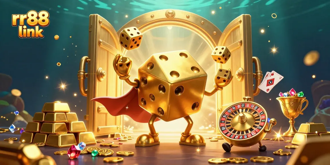 Unleash your fortune at rr88 link with golden dice and vibrant casino treasures.