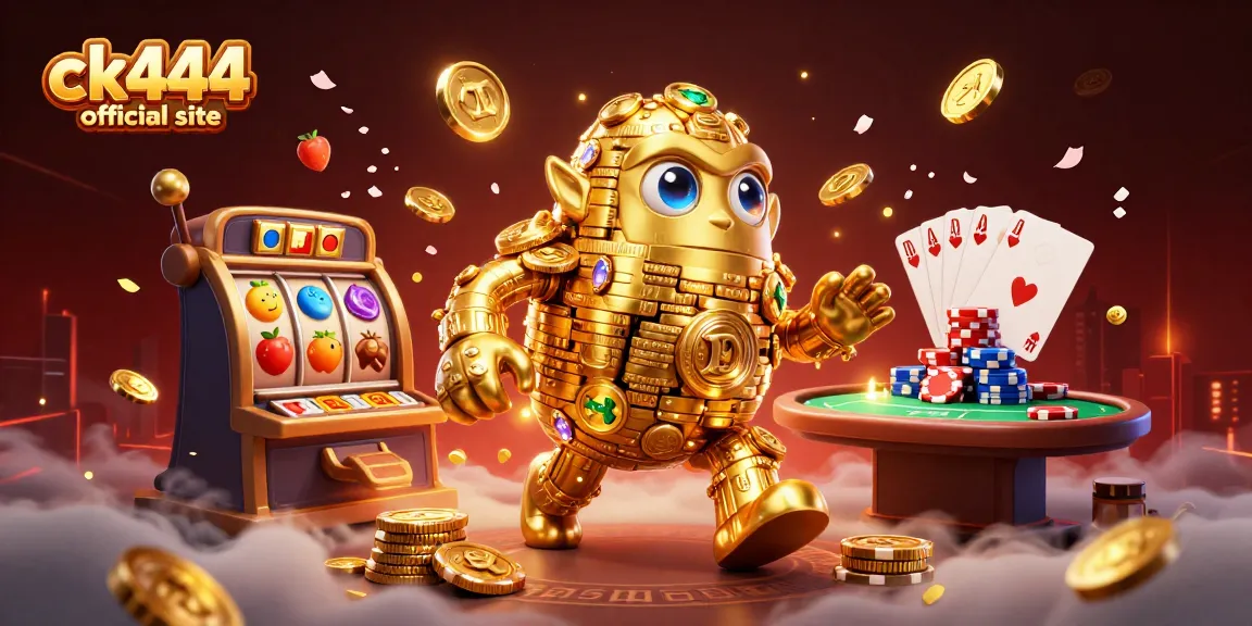 Experience excitement at the ck444 official site with dynamic slots and a golden golem, rich in casino action.