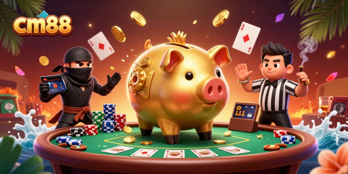 Experience thrilling gameplay at cm88 with action-packed poker scenes and dynamic characters.