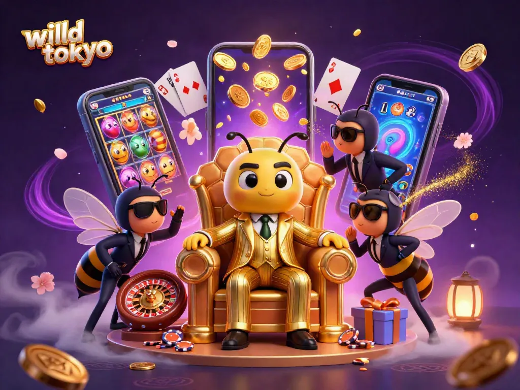 Experience the thrill of wild tokyo casino with dynamic game elements and vibrant characters.