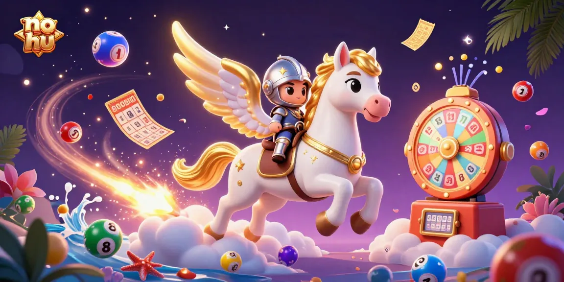 Experience the excitement of no hu lottery balls, spinning prize wheels, and money rain in this vibrant casino scene.