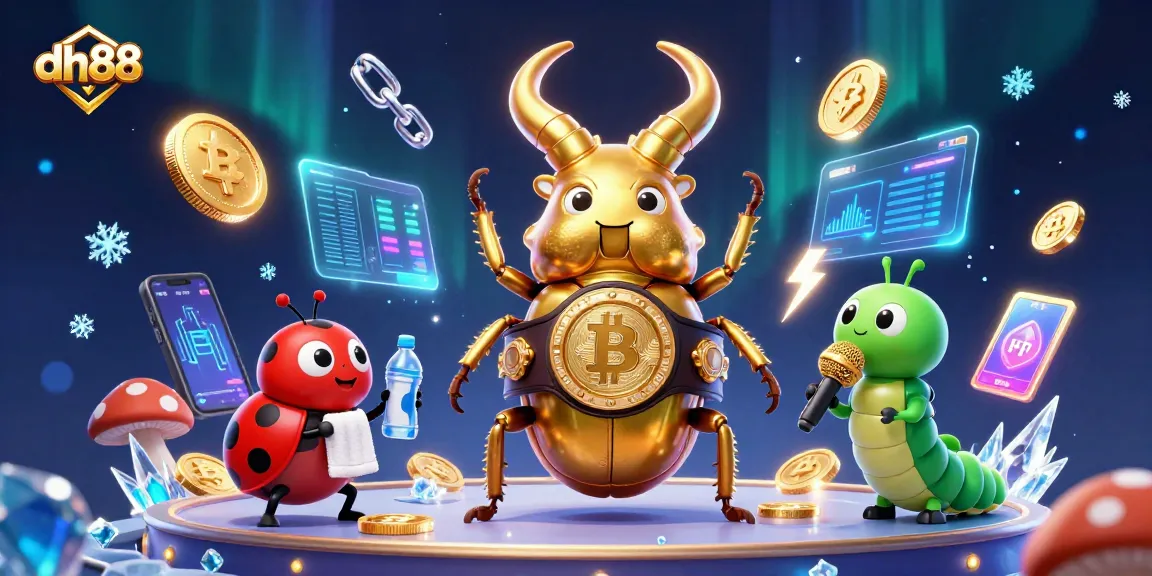 Engage with dh88's thrilling online casino experience featuring a vibrant 3D cartoon scene.