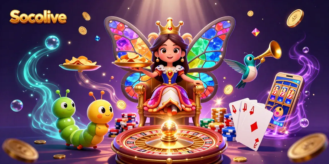 Socolive enhances your gaming experience with vibrant 3D visuals and abundant casino elements.