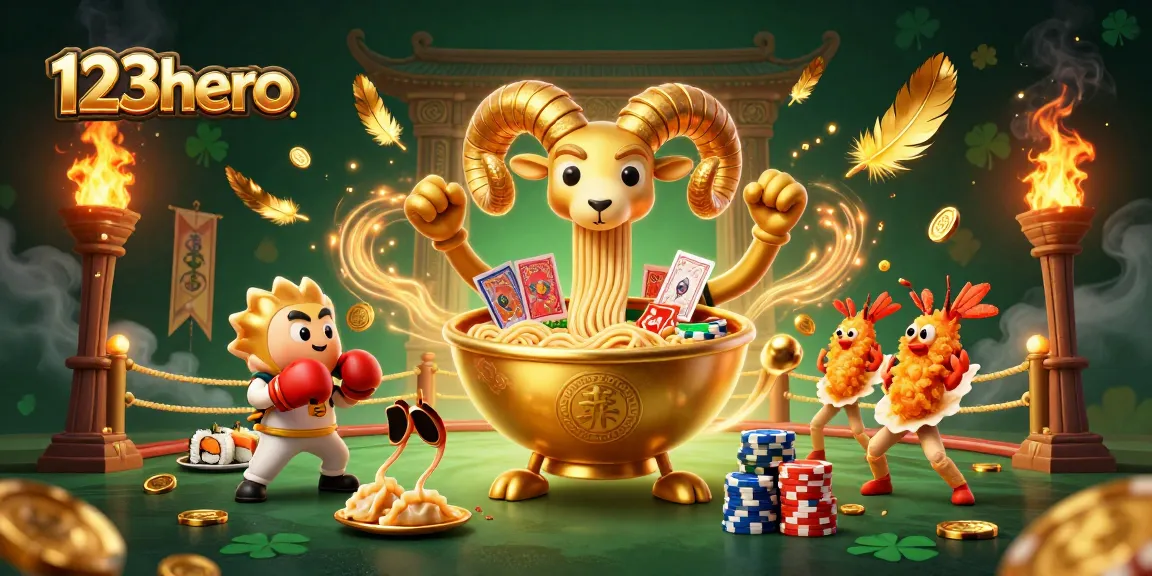 Experience exciting moments with 123hero's vibrant casino characters in this dynamic illustration.